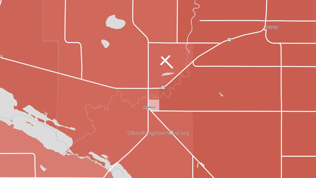 56208, MN block-group political-lean map