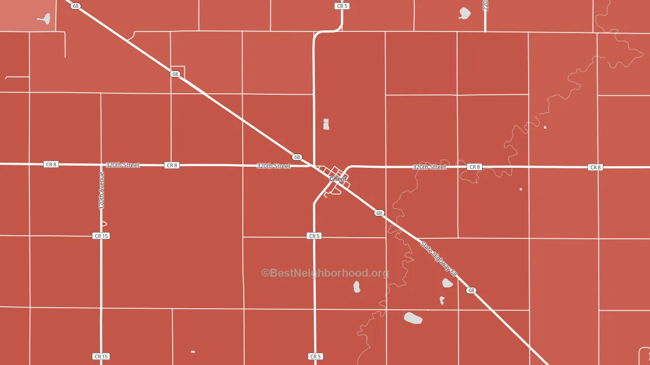 56239, MN block-group political-lean map
