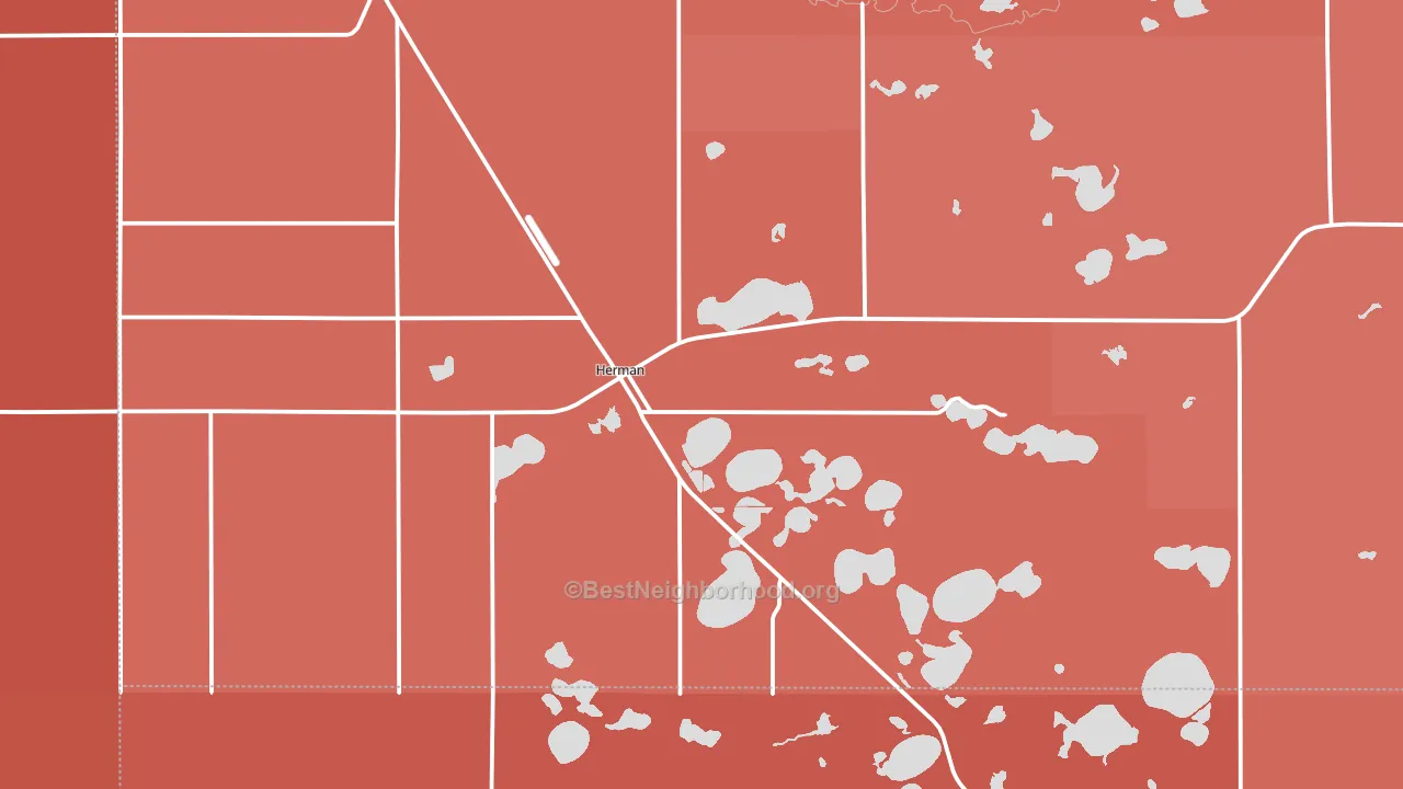 56248, MN block-group political-lean map