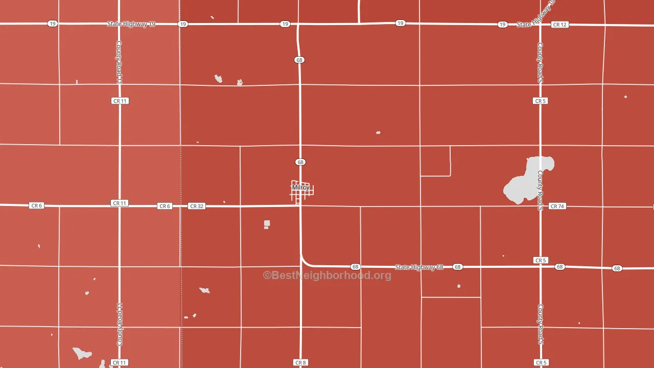56263, MN block-group political-lean map