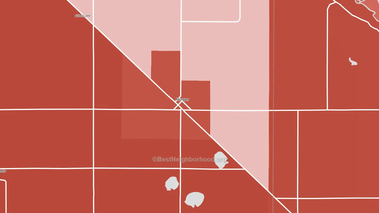56266, MN block-group political-lean map