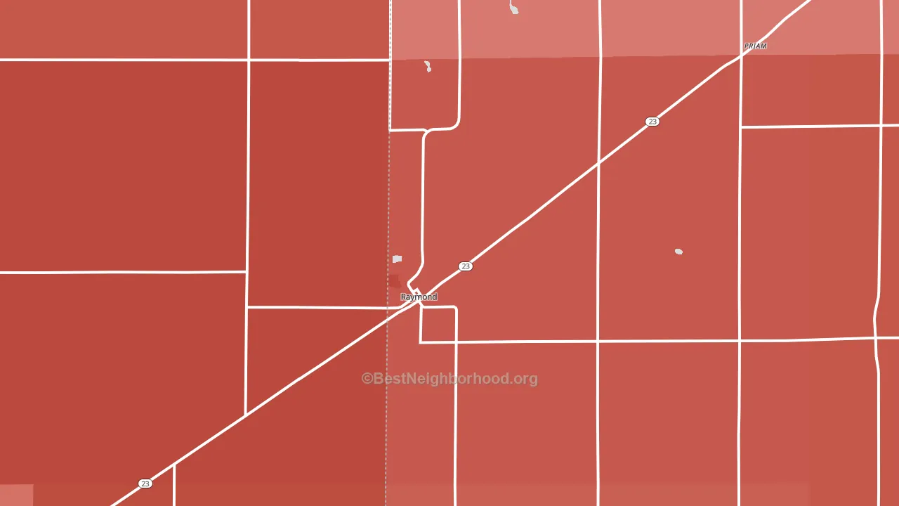 56282, MN block-group political-lean map