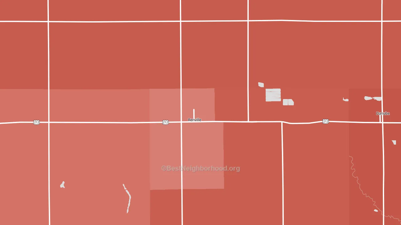56284, MN block-group political-lean map