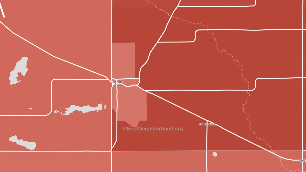 56312, MN block-group political-lean map
