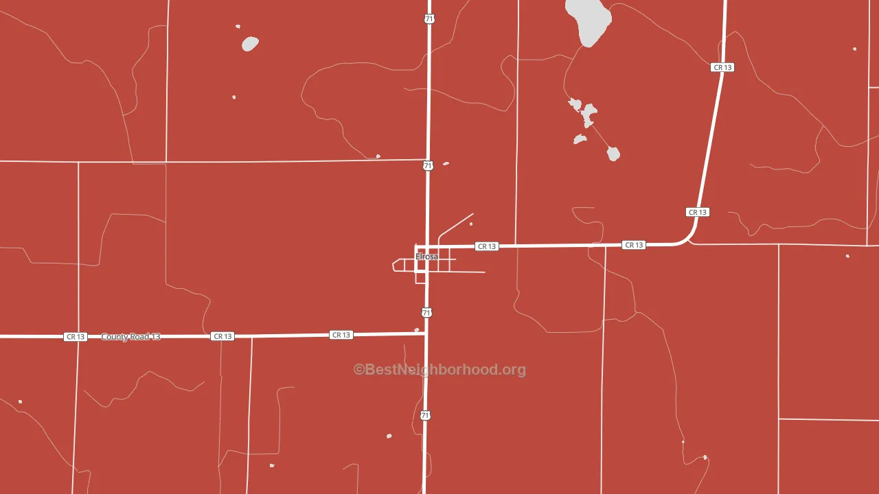 56325, MN block-group political-lean map