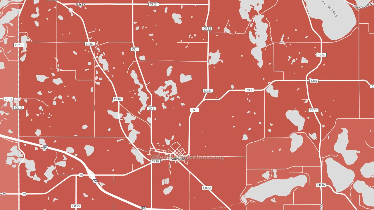 56326, MN block-group political-lean map