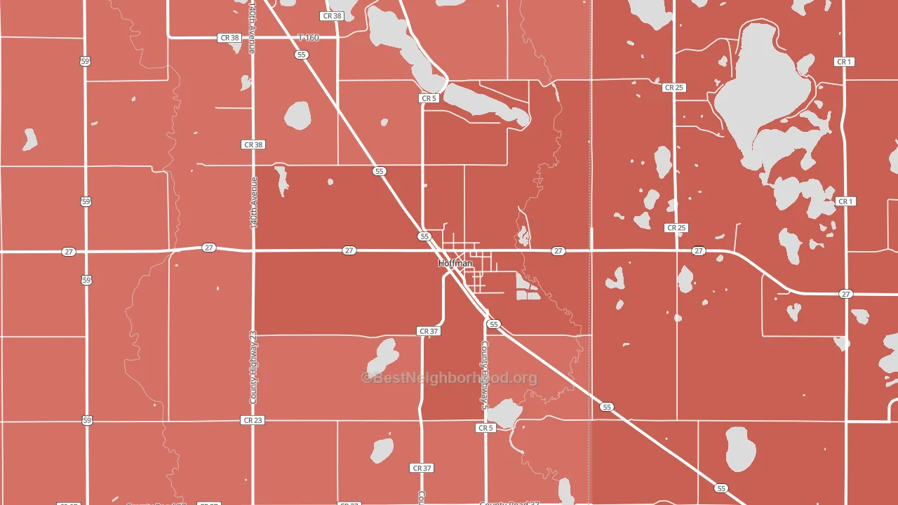 56339, MN block-group political-lean map