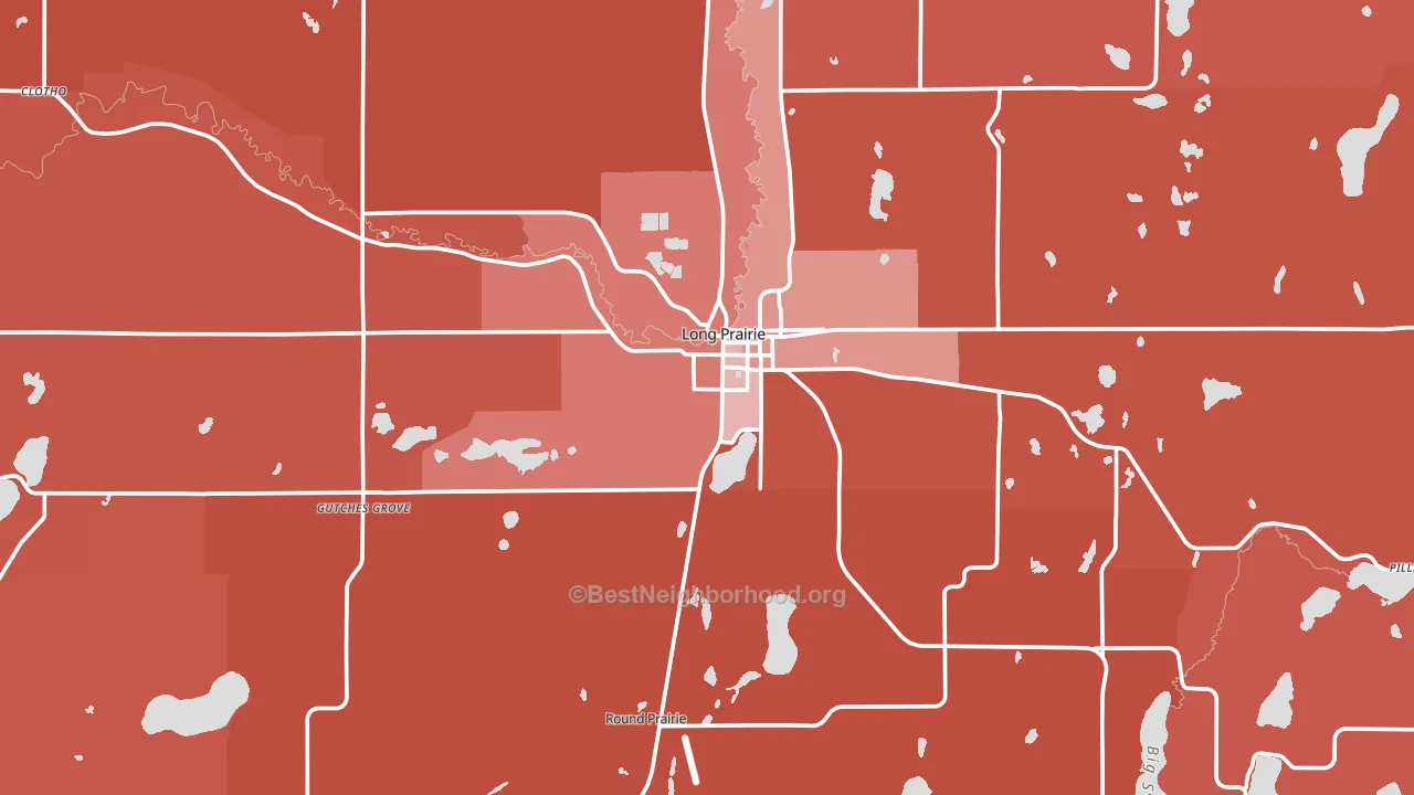 56347, MN block-group political-lean map