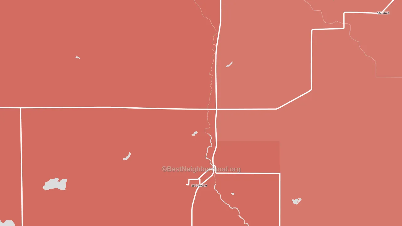 56350, MN block-group political-lean map