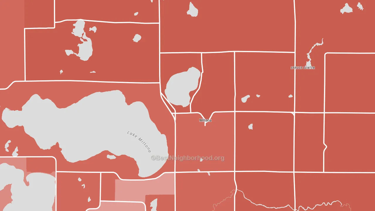 56354, MN block-group political-lean map