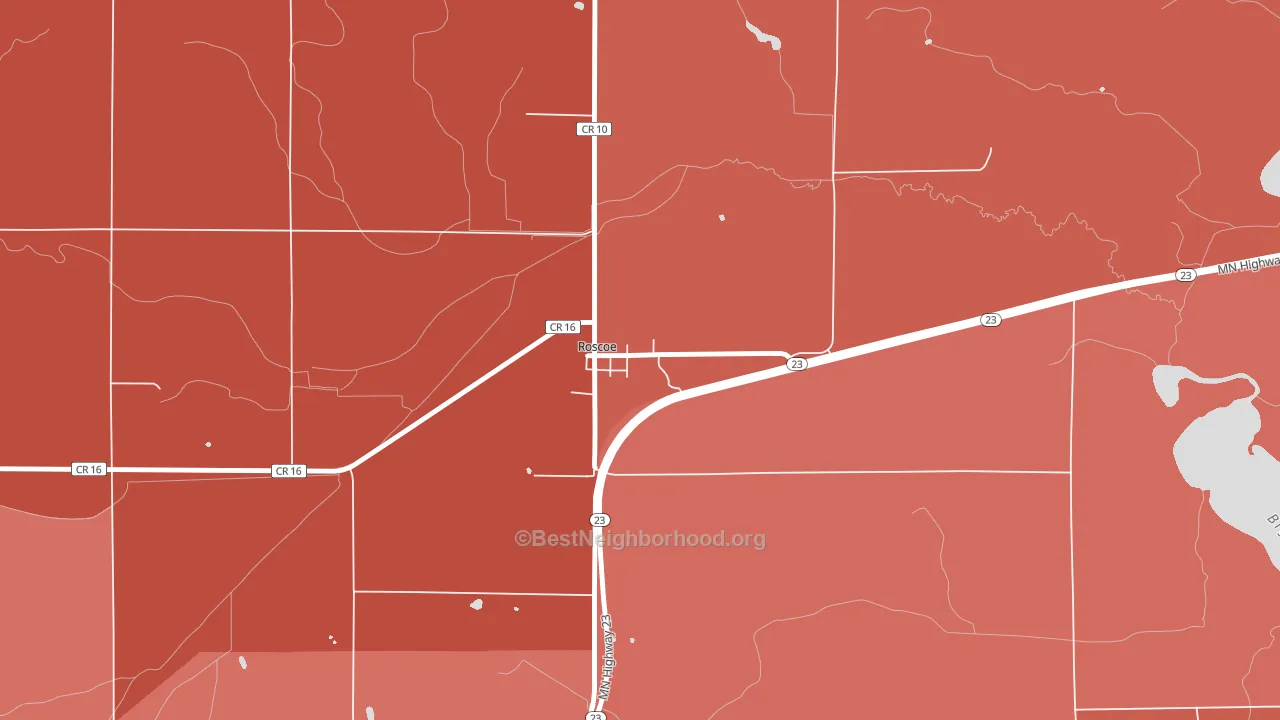 56371, MN block-group political-lean map