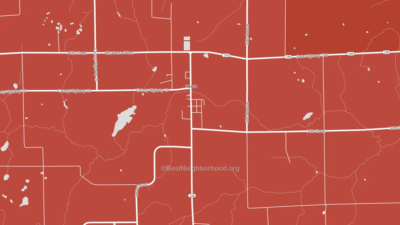 56384, MN block-group political-lean map
