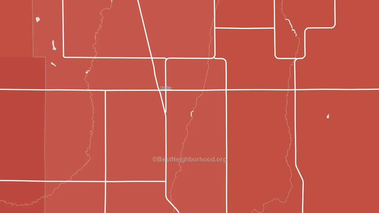 56437, MN block-group political-lean map