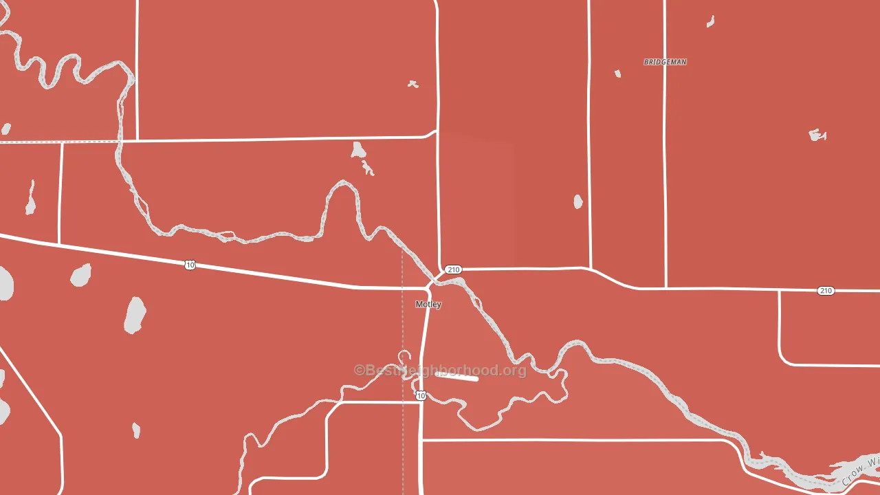 56466, MN block-group political-lean map