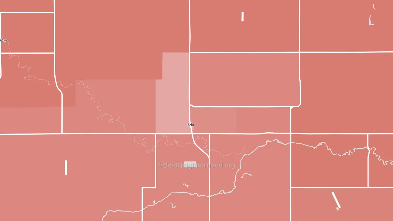 56510, MN block-group political-lean map