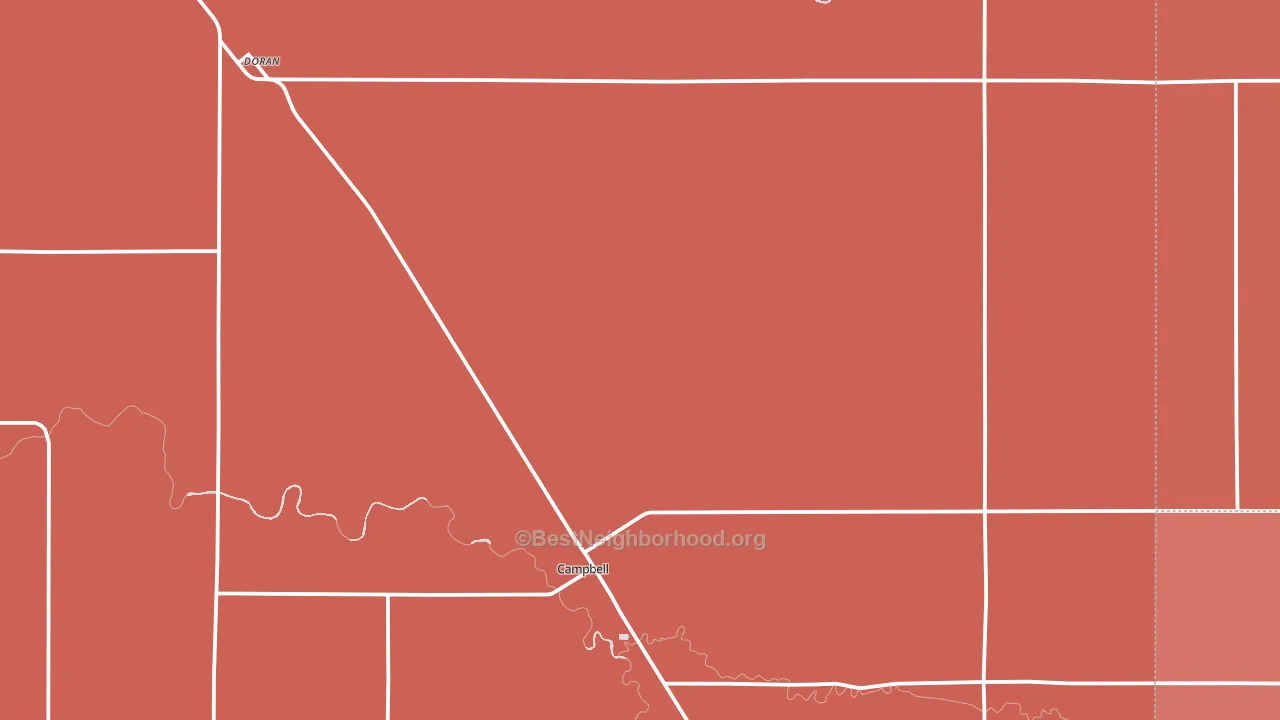 56522, MN block-group political-lean map