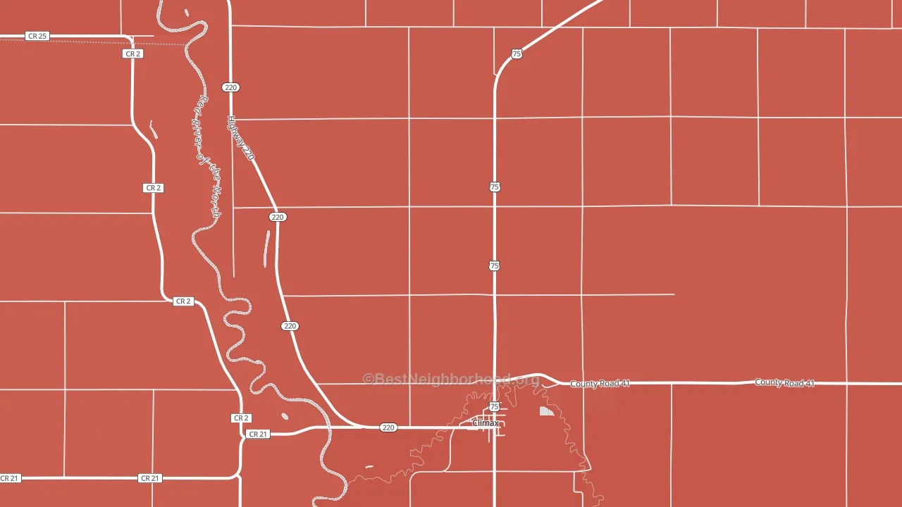 56523, MN block-group political-lean map