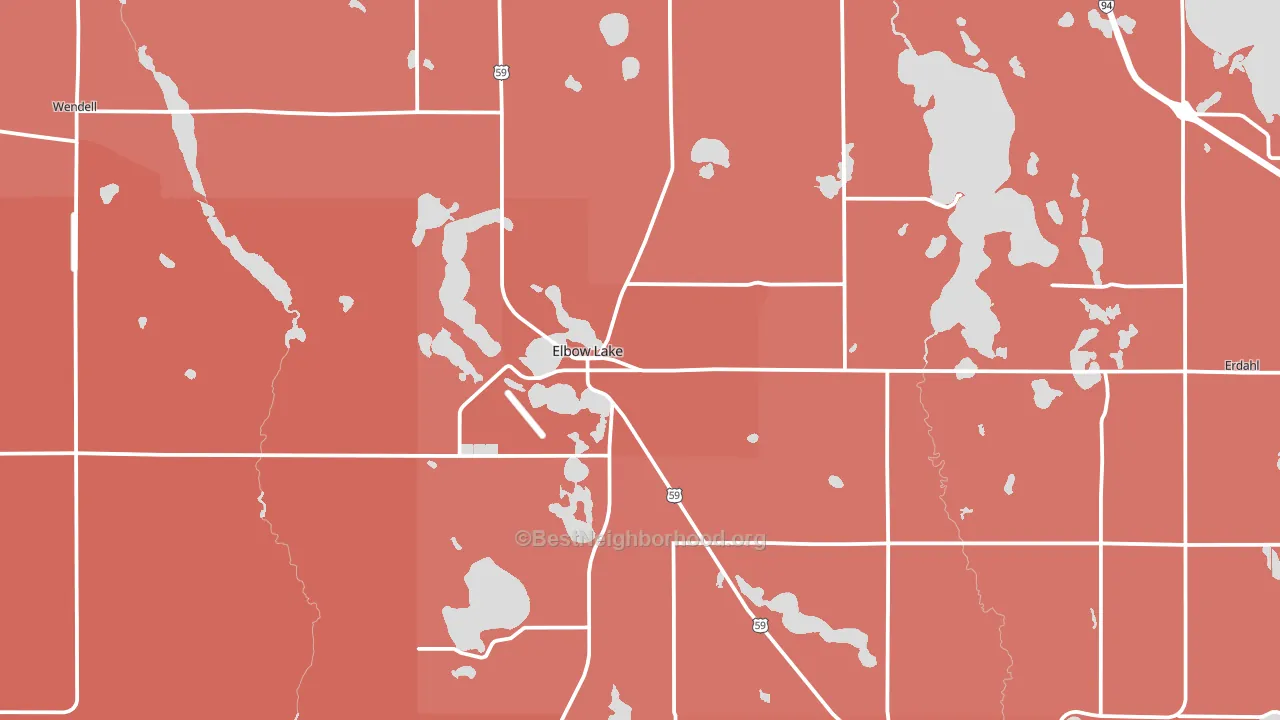 56531, MN block-group political-lean map
