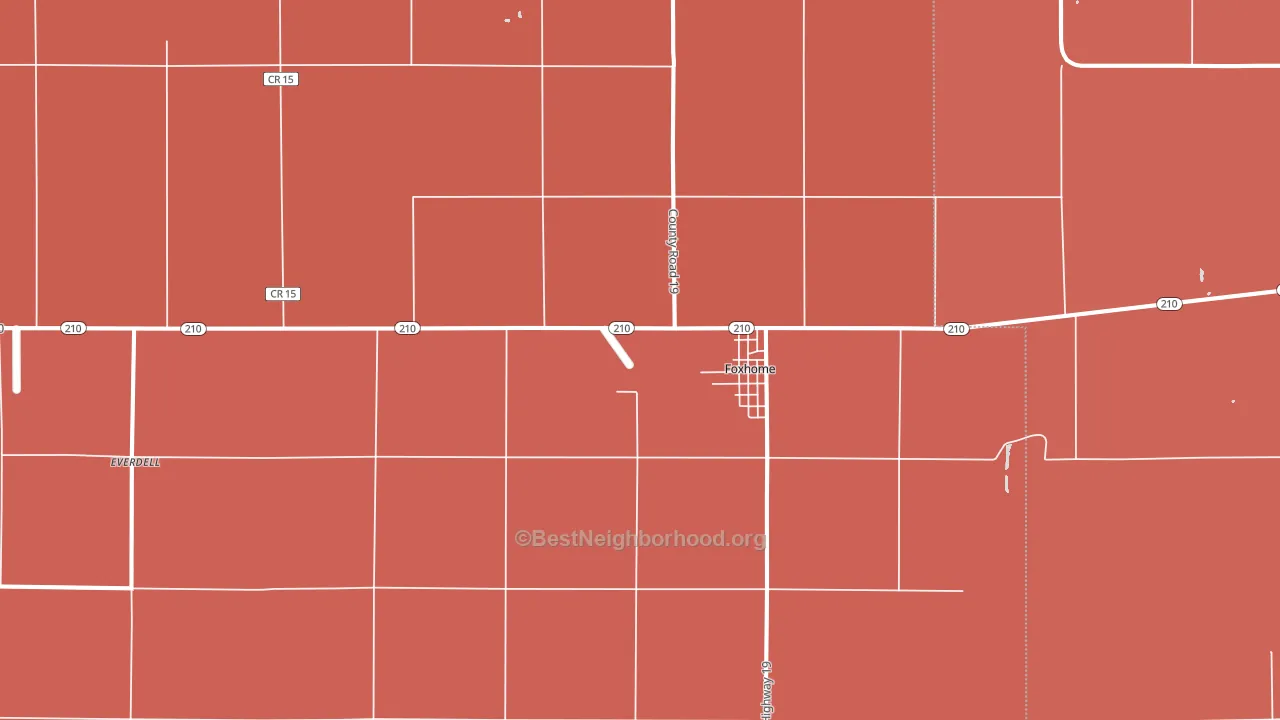 56543, MN block-group political-lean map
