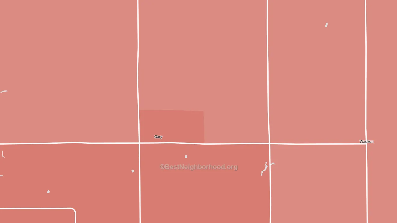 56545, MN block-group political-lean map