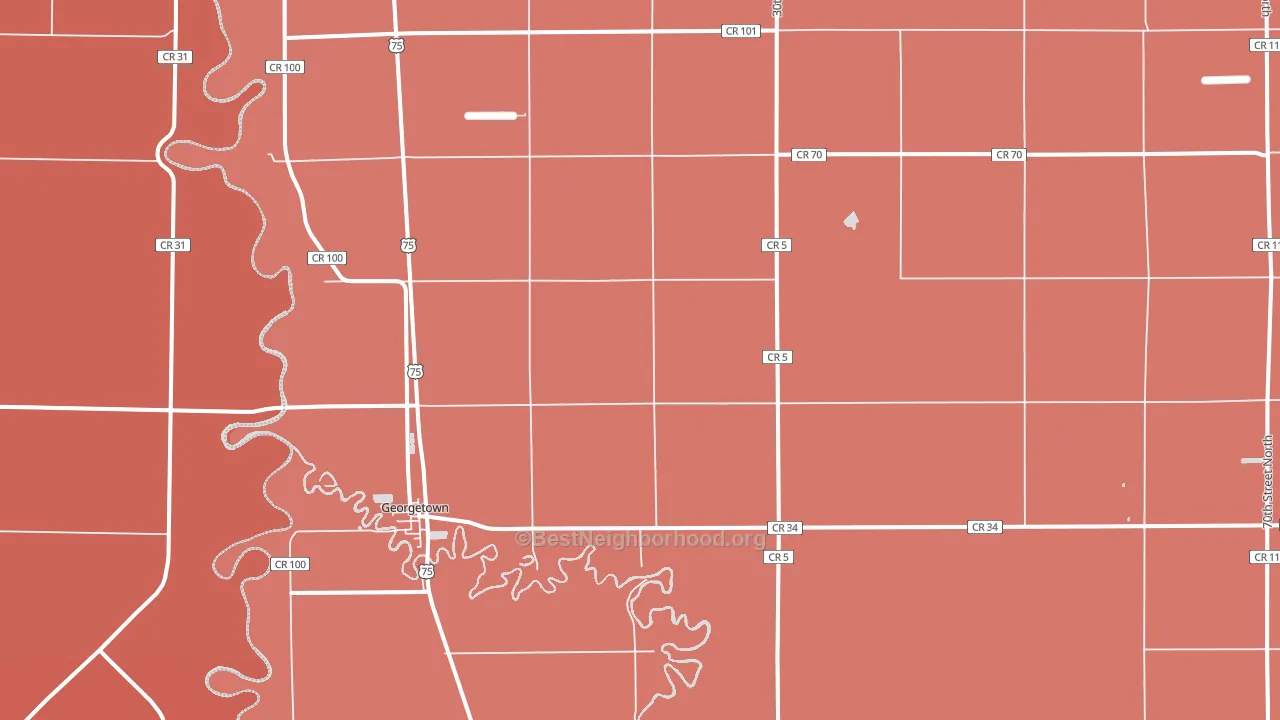 56546, MN block-group political-lean map