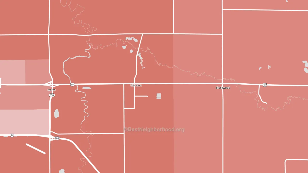 56547, MN block-group political-lean map