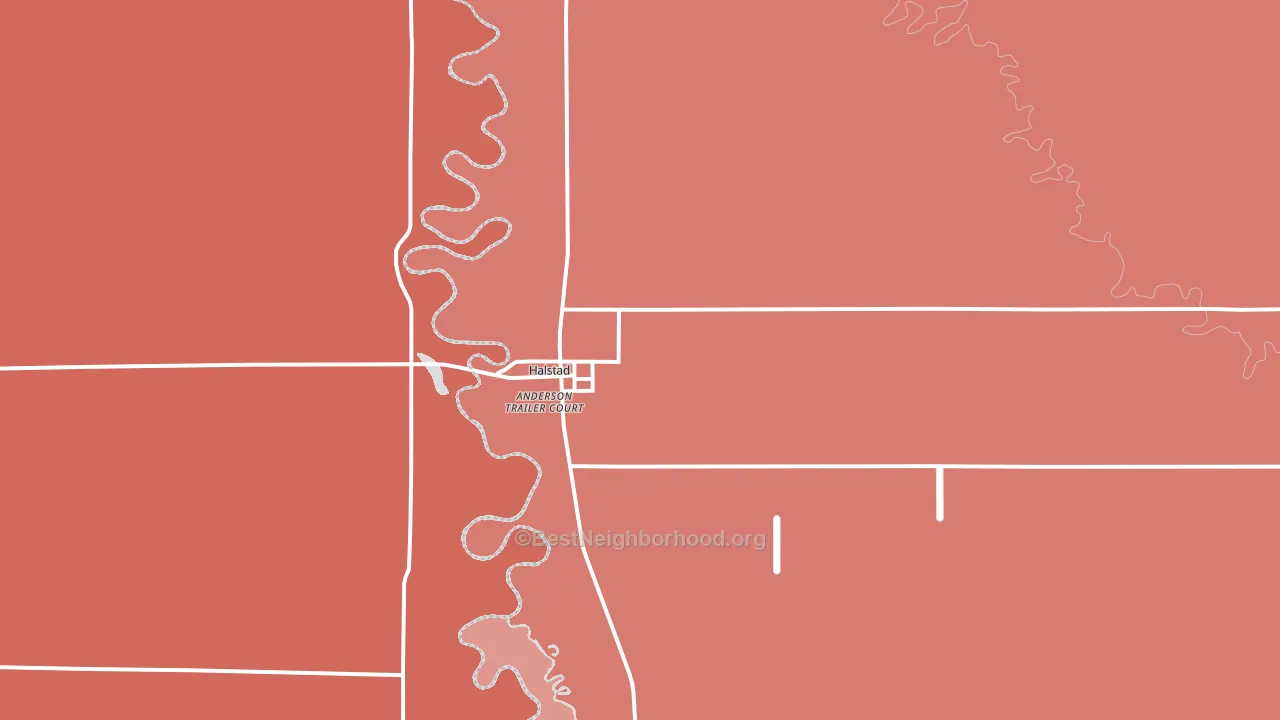 56548, MN block-group political-lean map