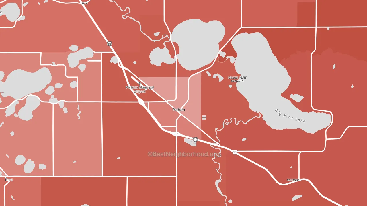 56573, MN block-group political-lean map