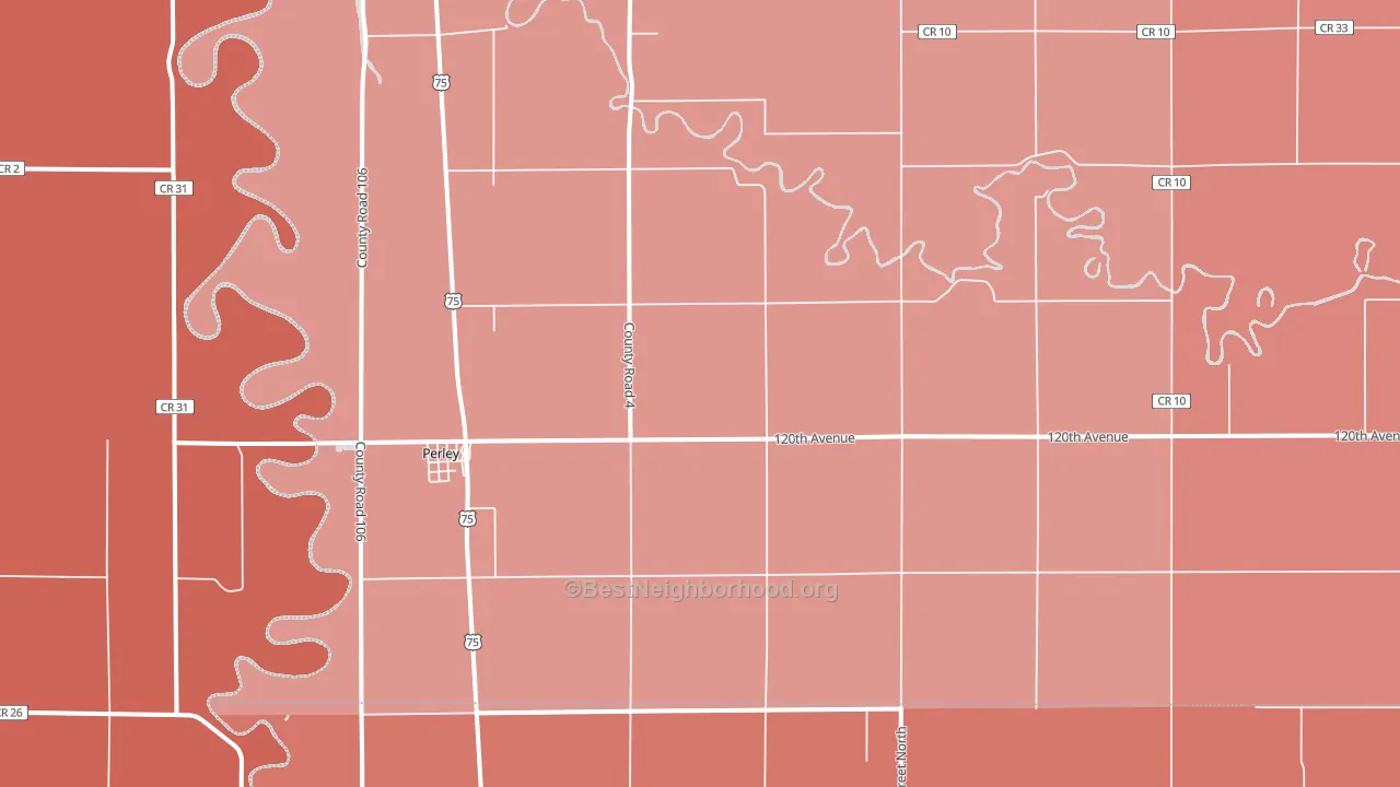 56574, MN block-group political-lean map