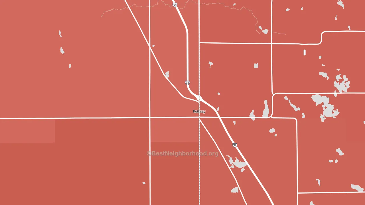 56579, MN block-group political-lean map
