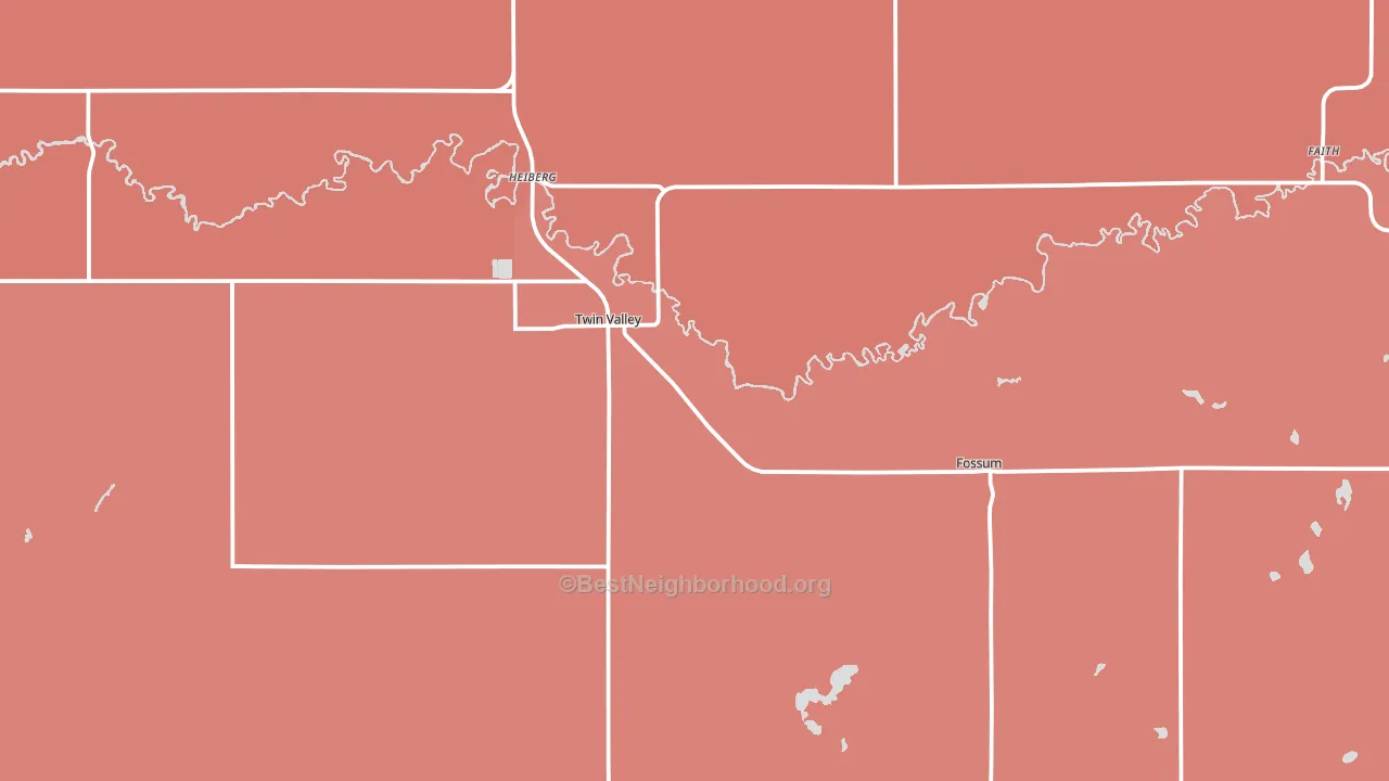 56584, MN block-group political-lean map