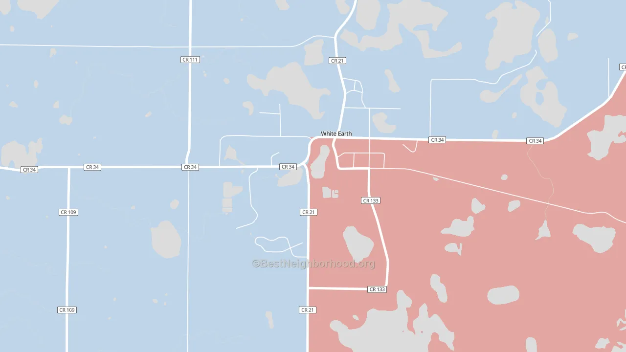 56591, MN block-group political-lean map