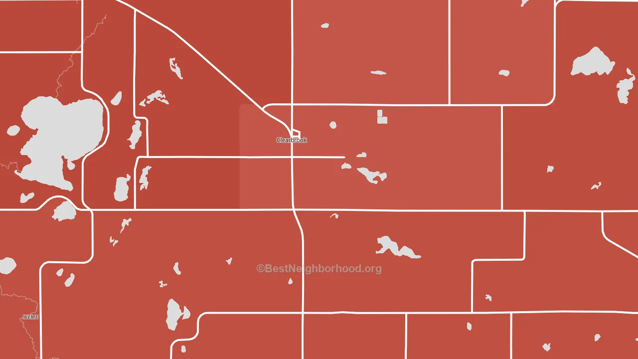 56634, MN block-group political-lean map