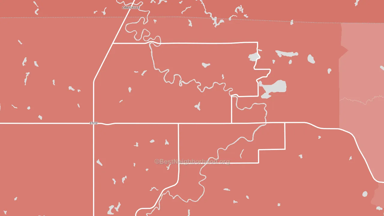 56639, MN block-group political-lean map
