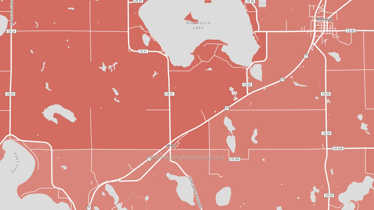 56647, MN block-group political-lean map