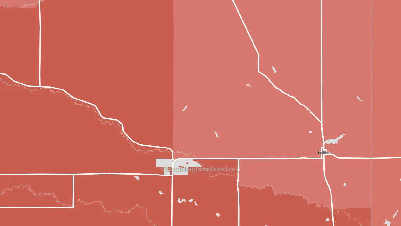 56650, MN block-group political-lean map