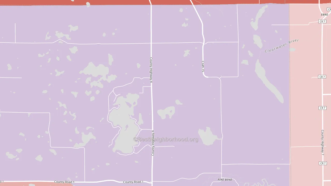 56651, MN block-group political-lean map