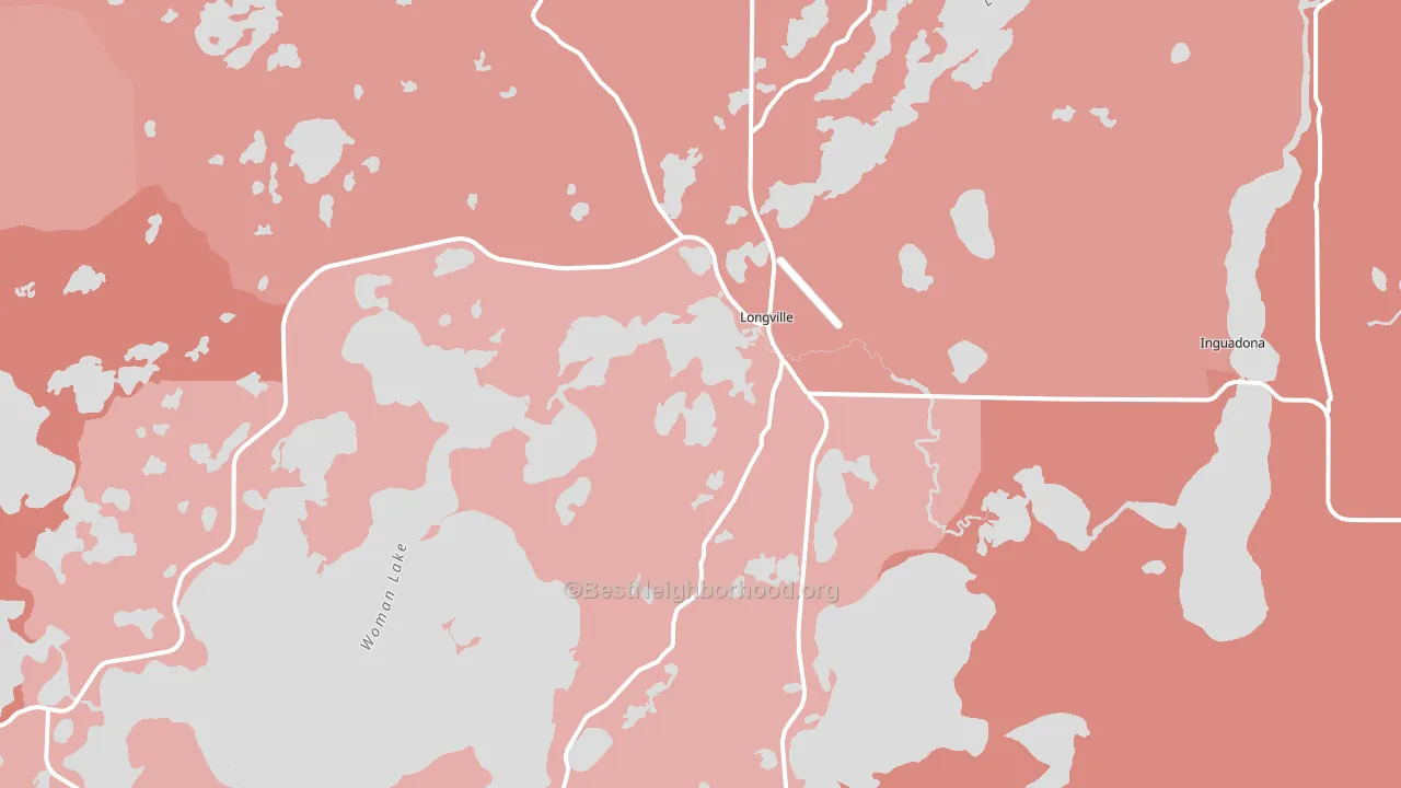 56655, MN block-group political-lean map