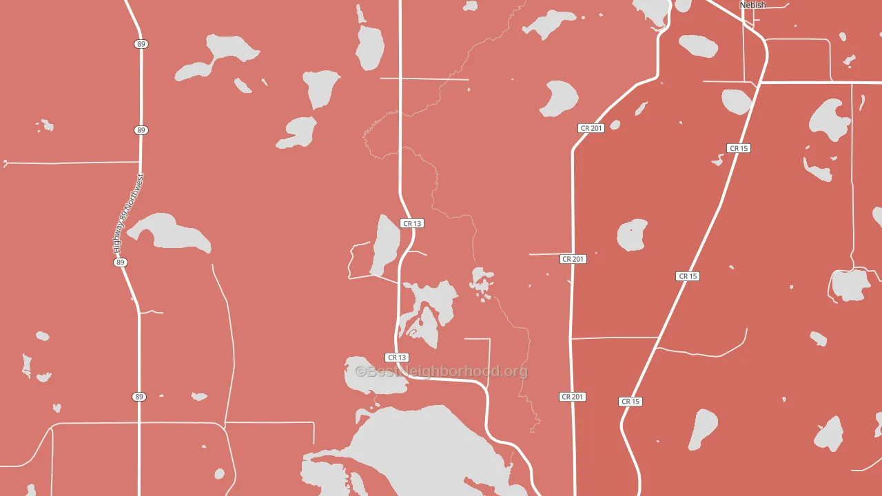 56667, MN block-group political-lean map