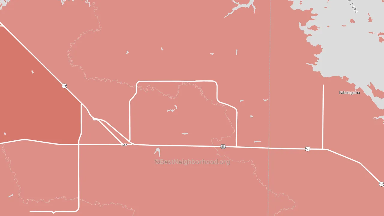 56669, MN block-group political-lean map