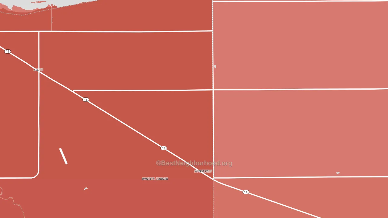 56673, MN block-group political-lean map