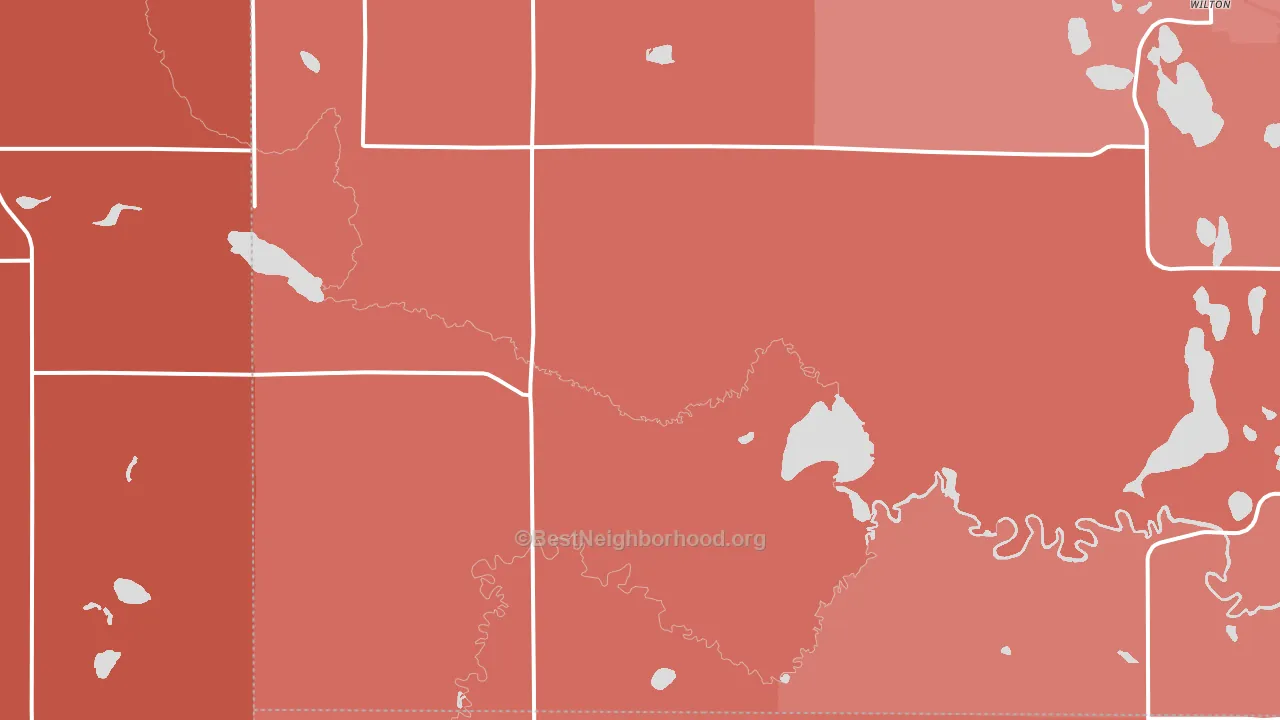 56678, MN block-group political-lean map