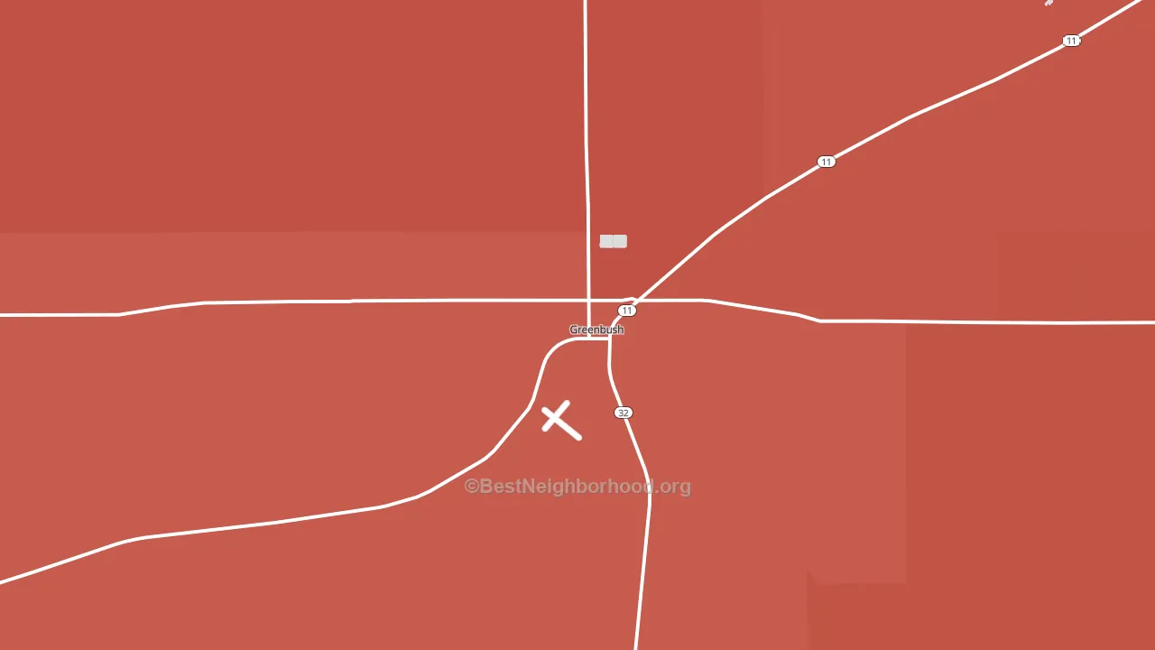 56726, MN block-group political-lean map