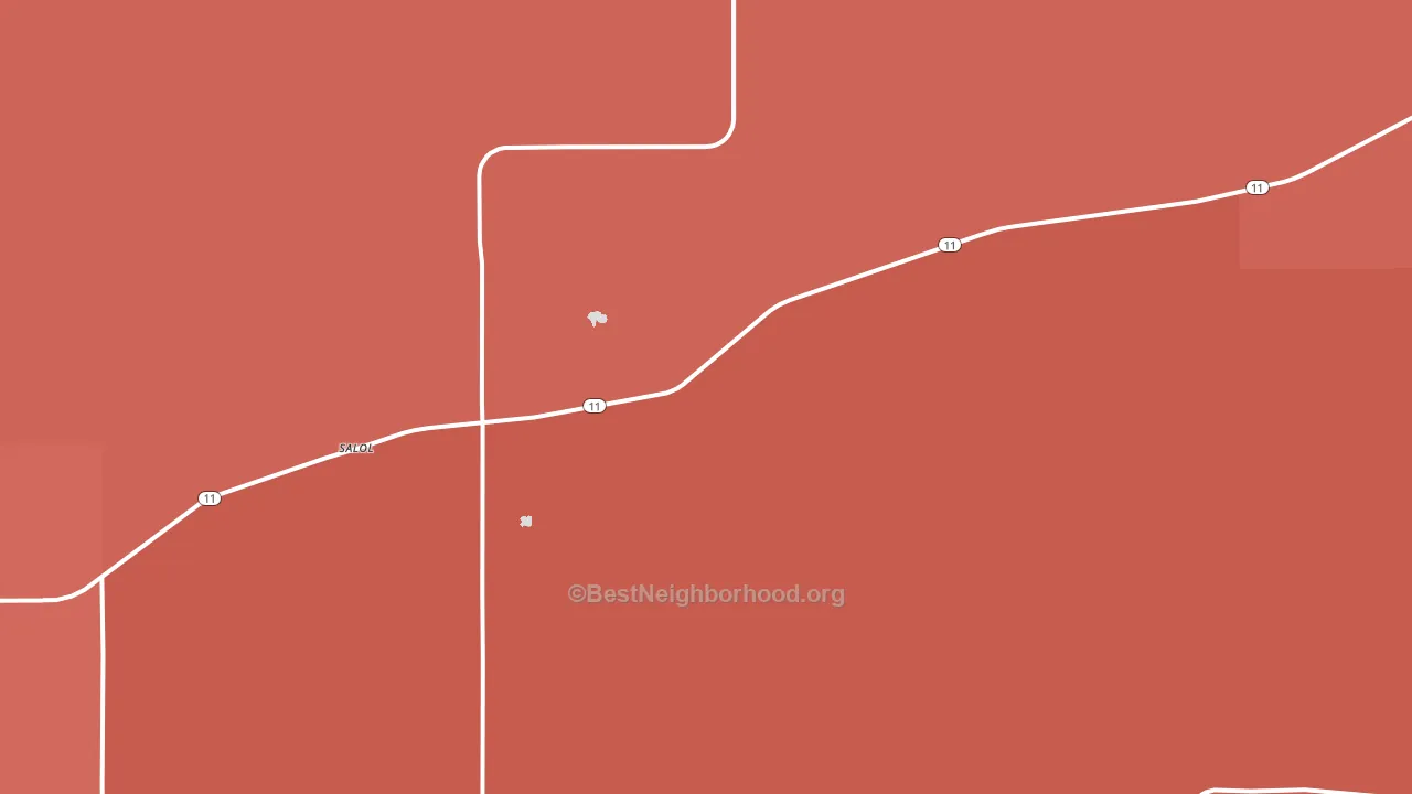 56756, MN block-group political-lean map