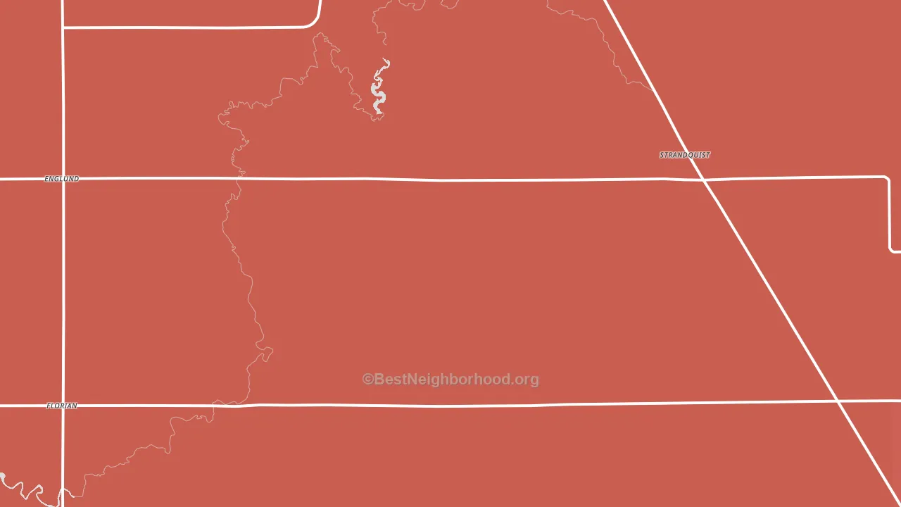 56758, MN block-group political-lean map