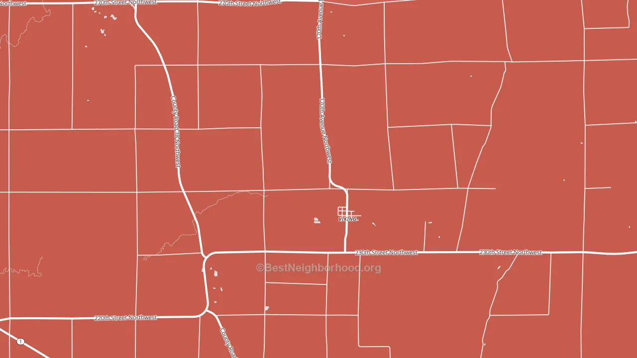 56760, MN block-group political-lean map