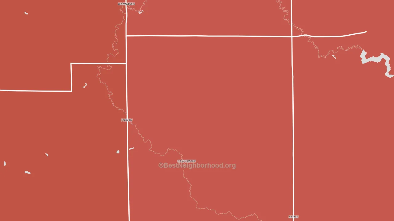 56761, MN block-group political-lean map
