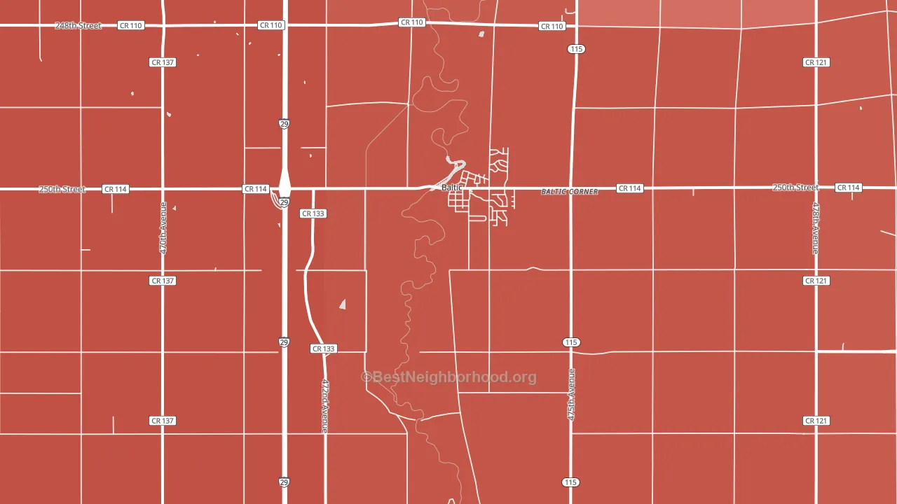 57003, SD block-group political-lean map