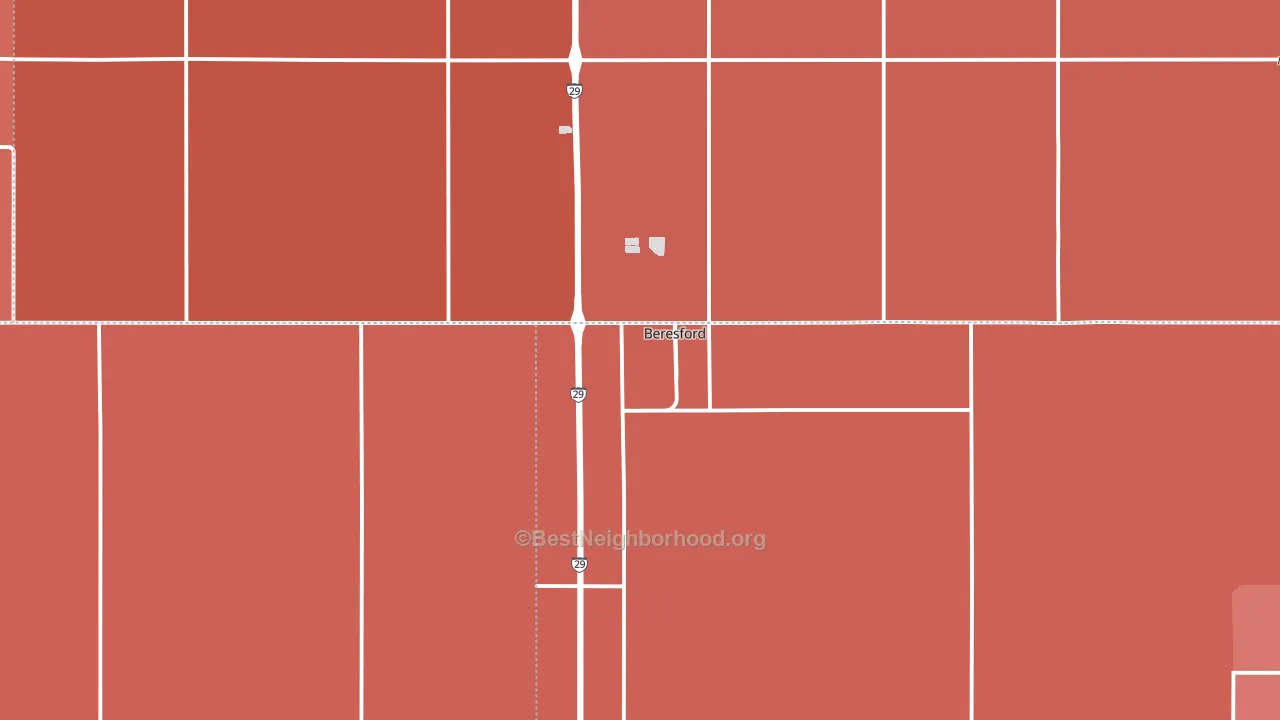 57004, SD block-group political-lean map
