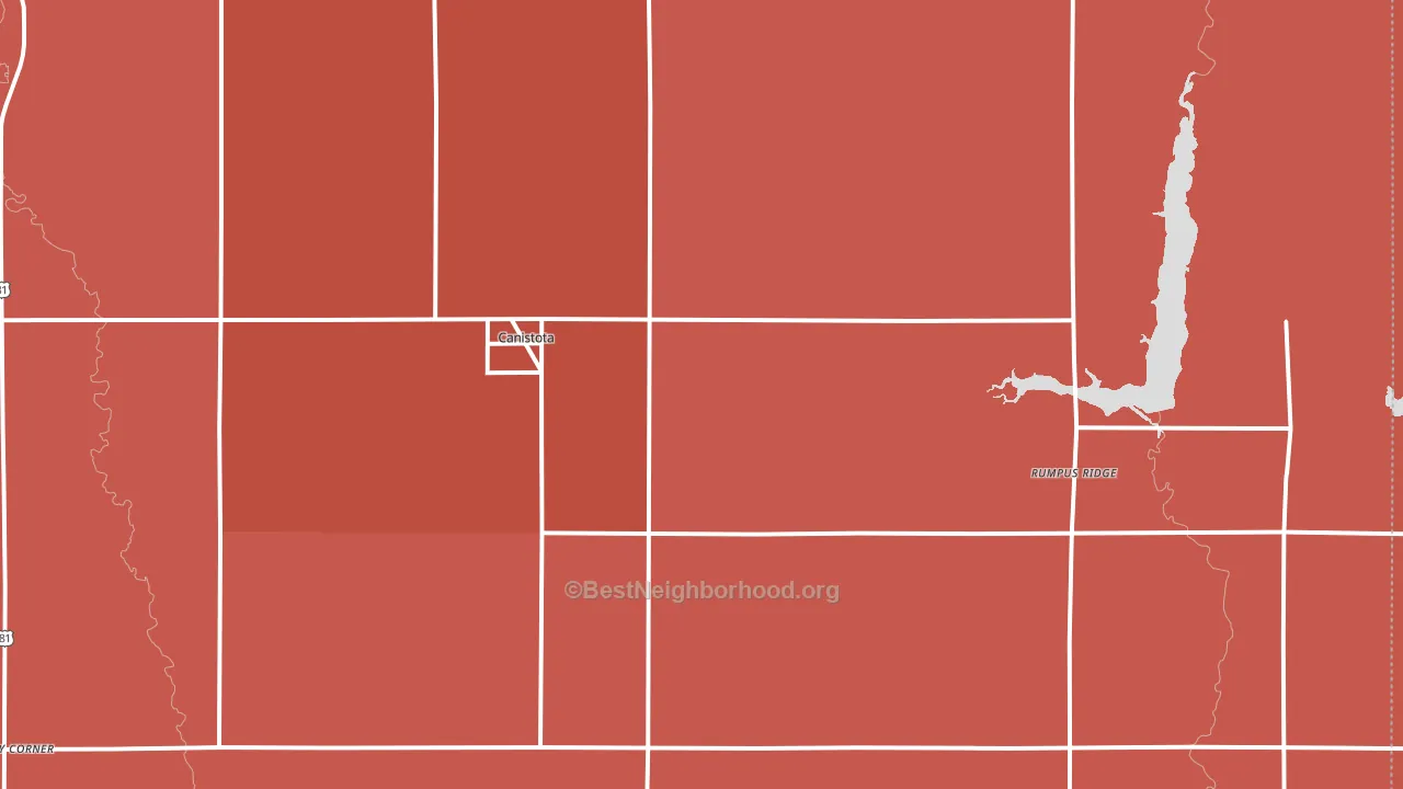 57012, SD block-group political-lean map